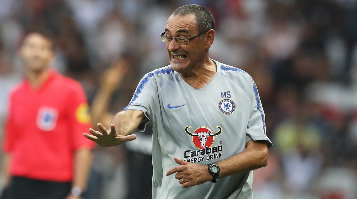 Chelsea coach Maurizio Sarri unfazed by Alvaro Morata’s poor form, unimpressed by Willian’s tardiness