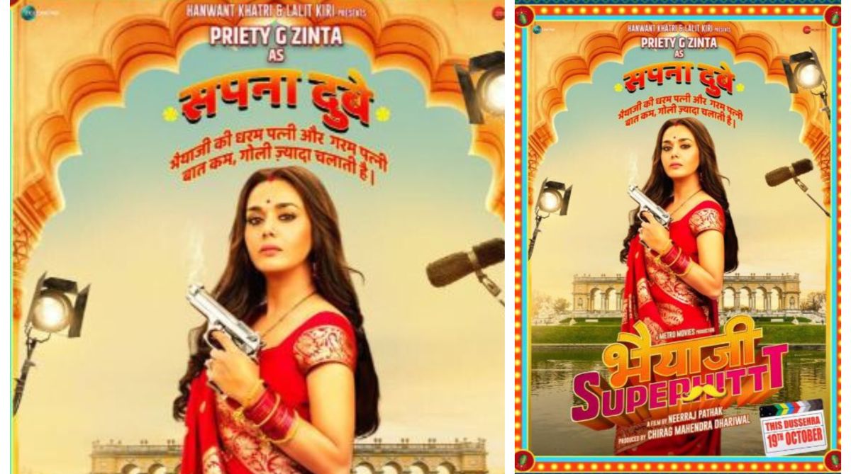 Preity Zinta introduces Sapna Dubey with first look from Bhaiaji Superhit