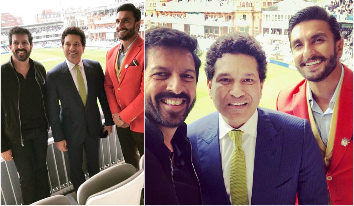 Before 83 prep, Ranveer Singh, Kabir Khan strike pose with Sachin Tendulkar at Lord’s