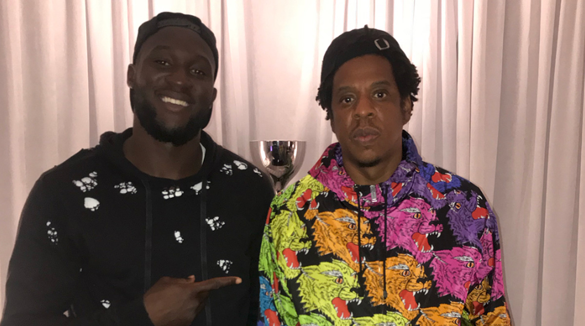 Watch: Starstruck Manchester United forward Romelu Lukaku meets rap icon Jay-Z