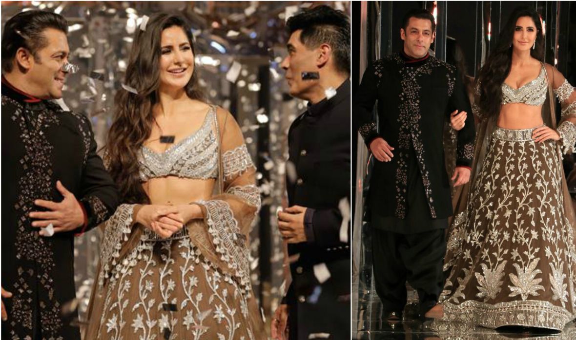 Salman Khan, Katrina Kaif dazzled ramp of Manish Malhotra’s bridal couture