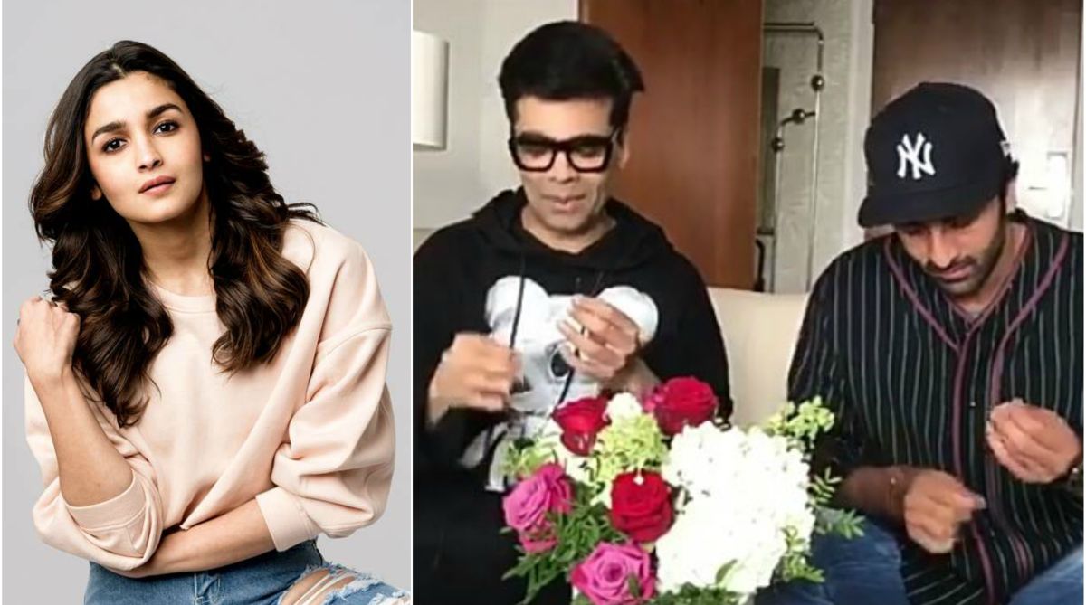 Watch: Ranbir Kapoor, Karan Johar accept Alia Bhatt’s ‘Sui Dhaaga’ challenge