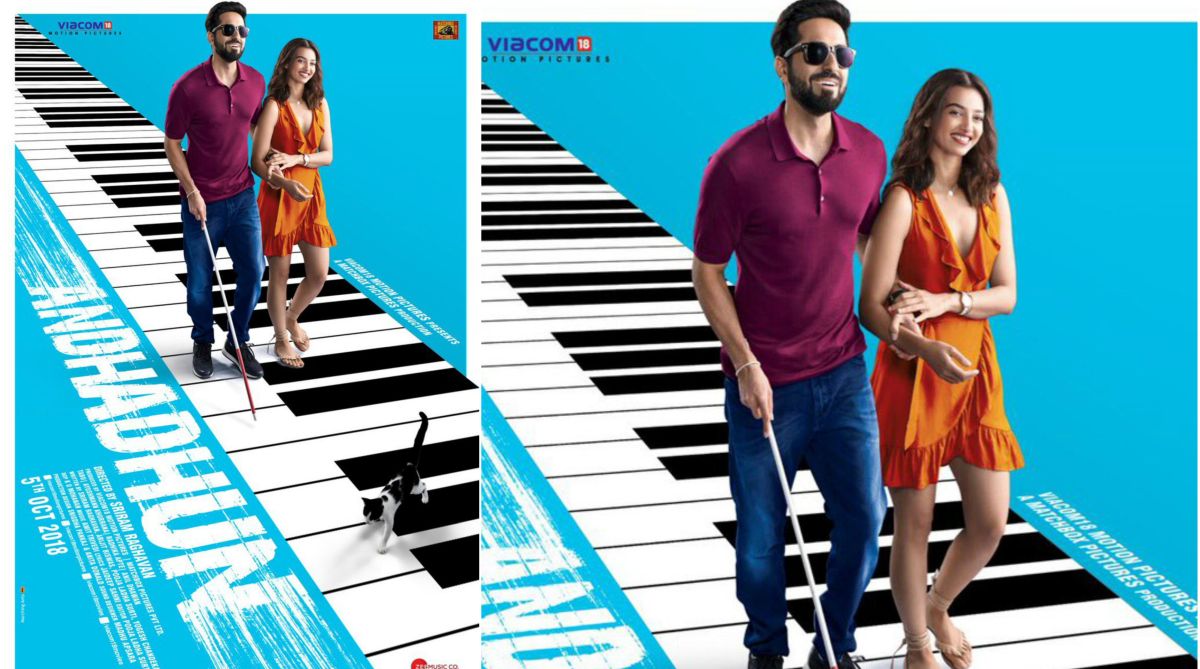 AndhaDhun poster | Radhika Apte, Ayushmann Khurrana reveal a chemistry