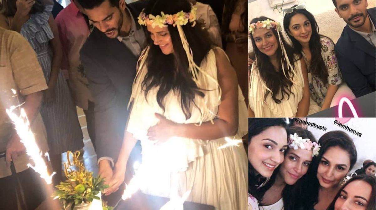 Bollywood celebrities bless Neha Dhupia at her baby shower