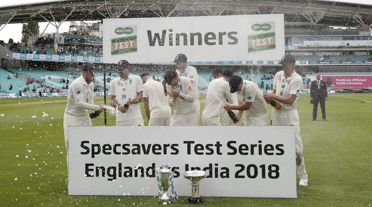 England beat India by 118 runs, win five-match Test series 4-1