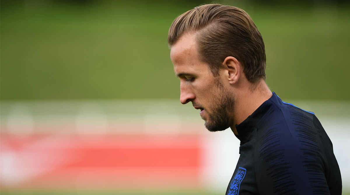 Check out England, Tottenham Hotspur striker Harry Kane’s blingy Nike boots for Spain clash