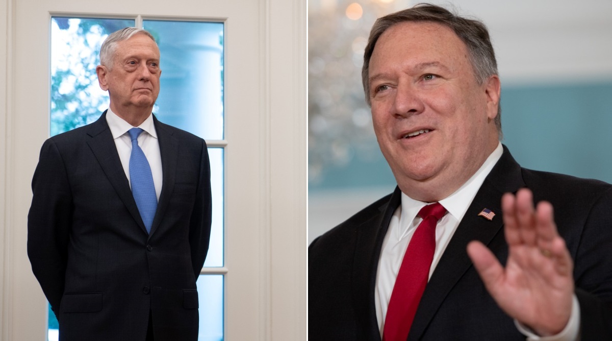 James Mattis, Mike Pompeo to arrive in India tomorrow for 2+2 dialogue