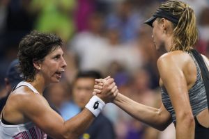 Maria Sharapova crashes out of US Open, loses to birthday girl Suarez Navarro