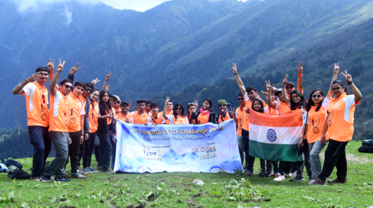 T1D Challenge 2018: 26 Type 1 diabetics complete Chandrakhani Pass trek