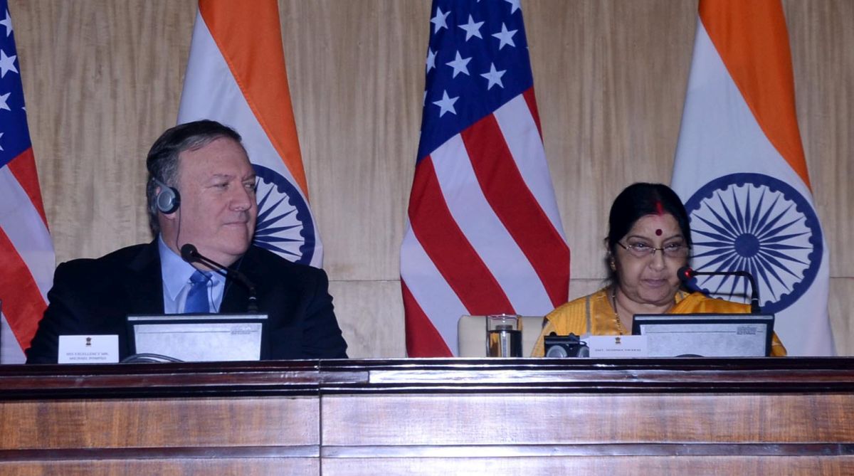 Sushma Swaraj speaks to Mike Pompeo, seeks non-discriminatory H-1B visa regime