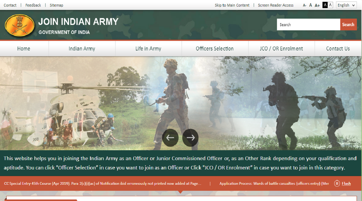 Indian Army Recruitment 2018: Hiring begins for the position of Soldier, more details here