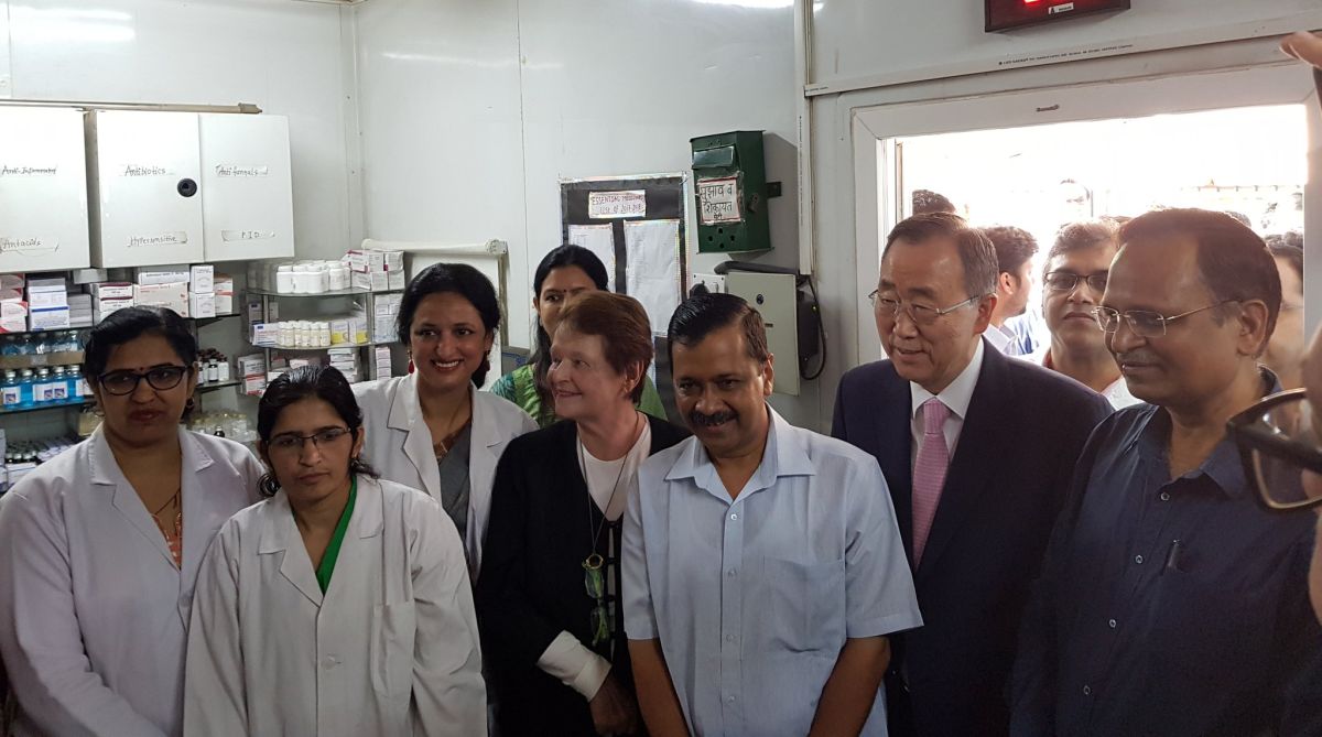 Ban Ki-Moon impressed by Mohalla Clinics