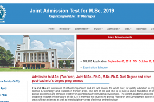 IIT JAM 2019: Registration to start from September 5 | Check JOAPS schedule, fees, last date at jam.iitkgp.ac.in