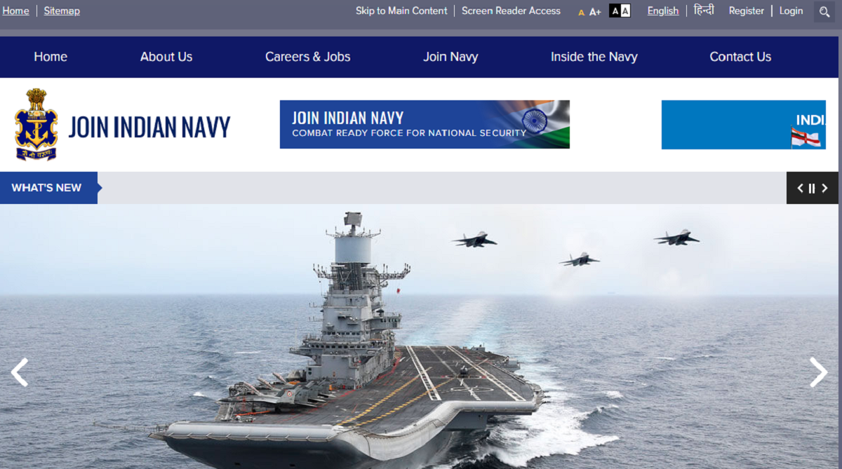Indian Navy posts up for grabs | Apply now at joinindiannavy.gov.in