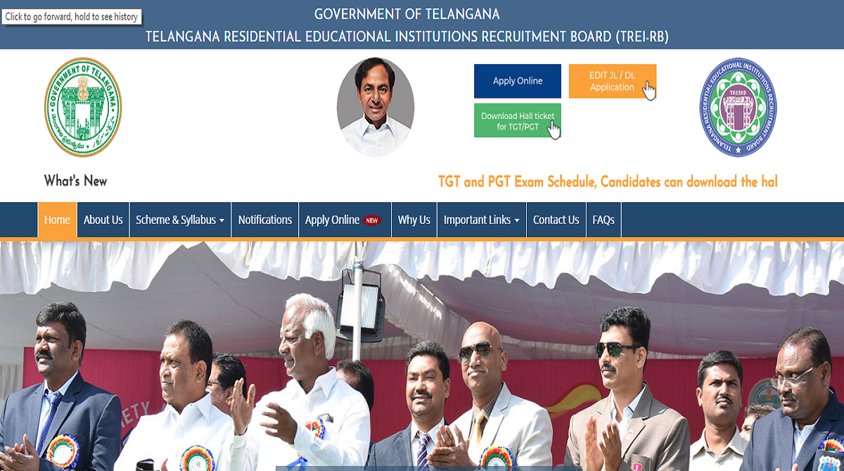 TREIRB examination 2018: Hall tickets released for PGT and TGT exams, check now at treirb.telangana.gov.in
