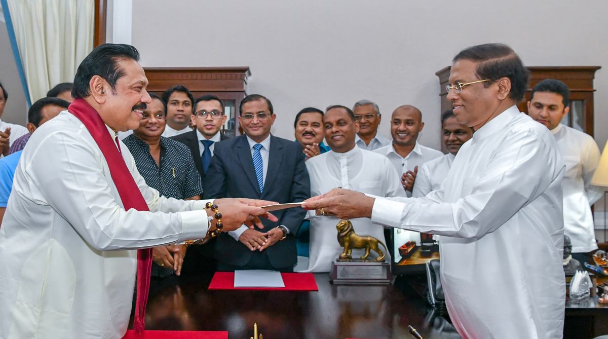 Sri Lanka in deep crisis as sacked PM insists to stay, Mahinda Rajapakse sworn in