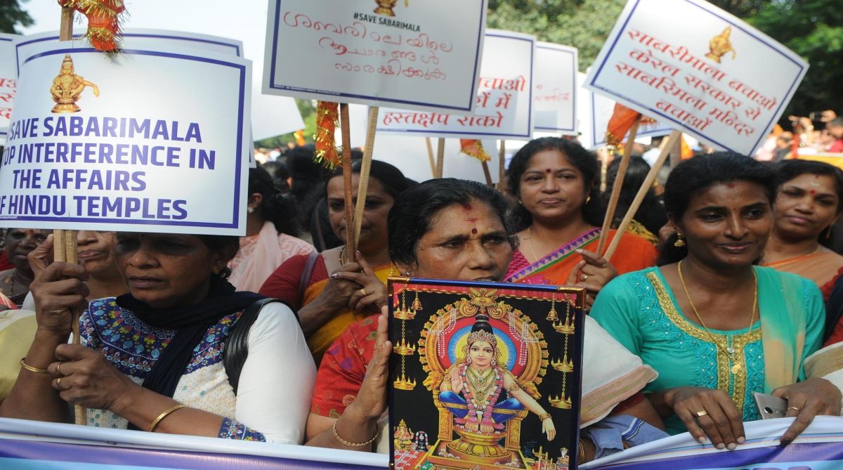 Sabarimala temple protest