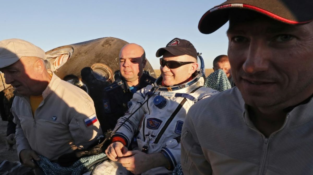 NASA astronauts wrap up mission, return to earth amid US-Russia tensions