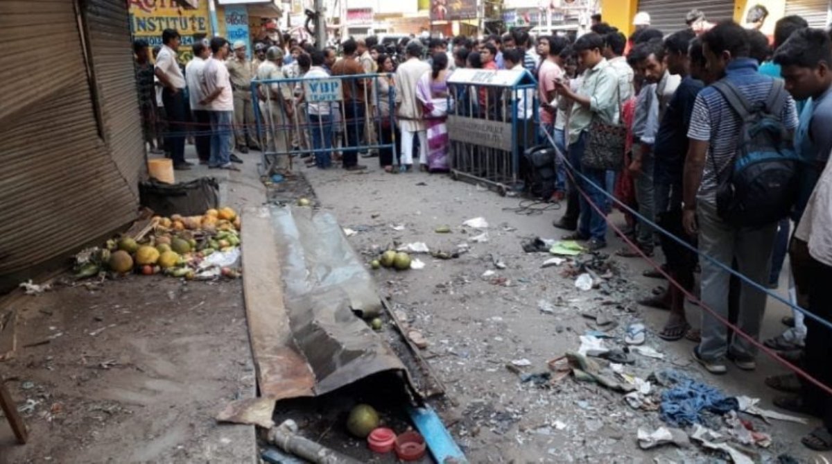 One dead in Kolkata blast, TMC leaders point fingers at RSS