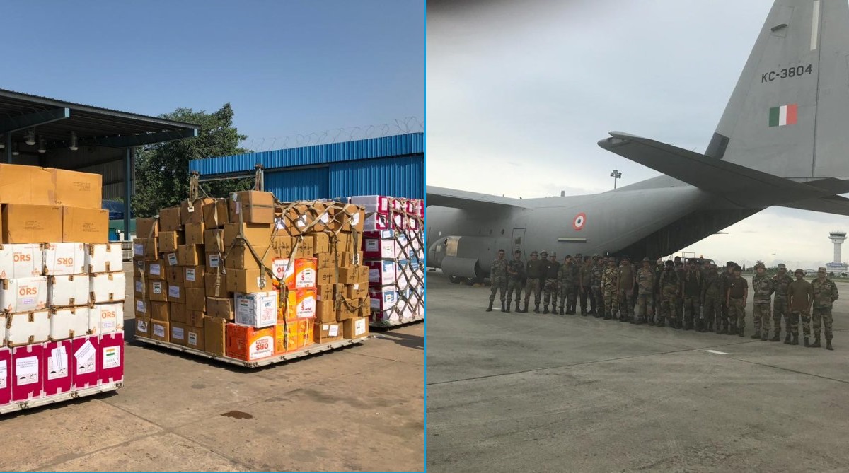 Indian Air Force aircraft land in Indonesia to help earthquake, tsunami victims