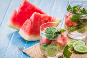 Reduce weight and belly fat by drinking infused water