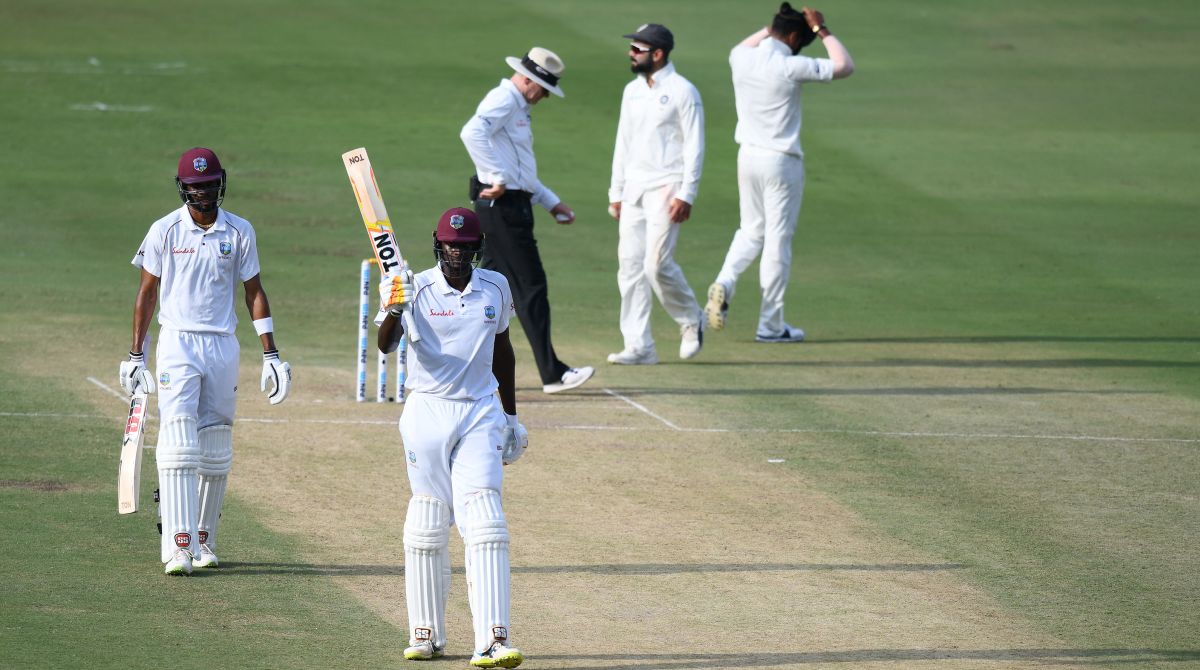 Chase, Holder propel Windies to 295/7 at stumps