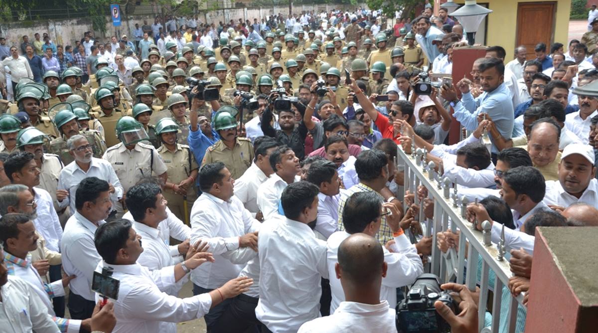 Massive police deployment in Orissa High Court as two groups of lawyers spar