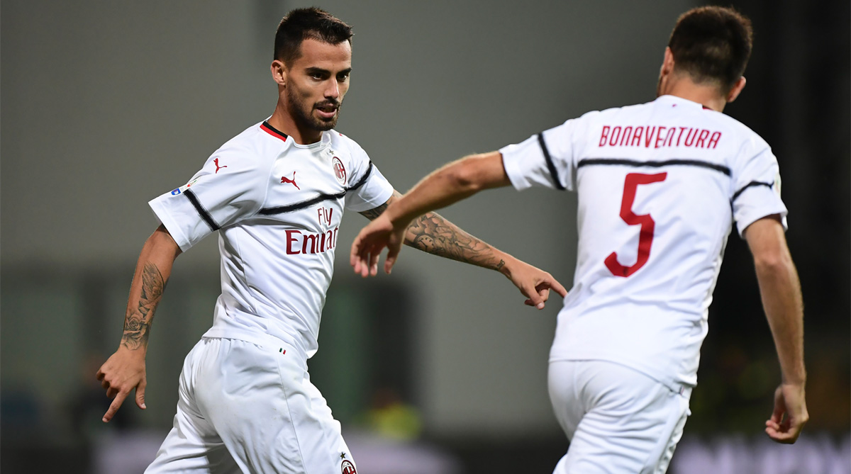 Suso ends goal drought with a brace as AC Milan ease past Sassuolo