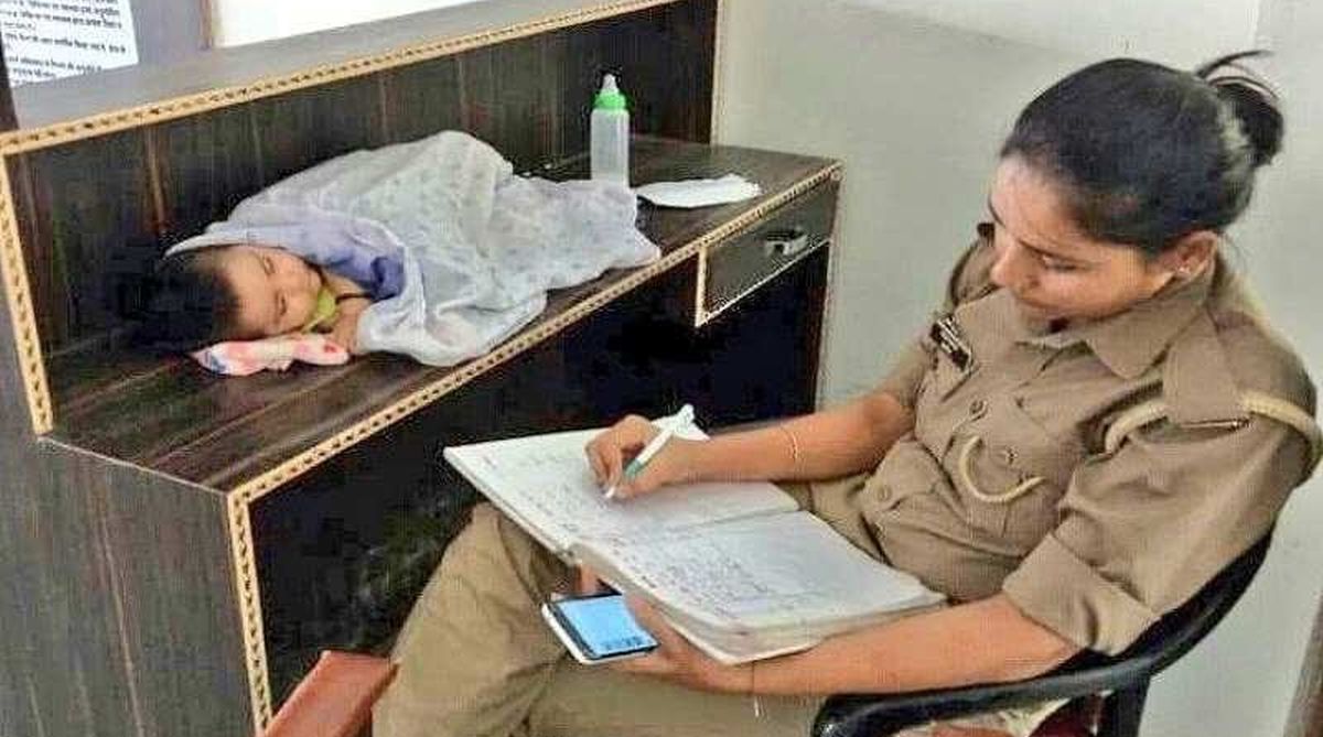 UP: Woman cop who took her 6-month-old child to work transferred to preferred district