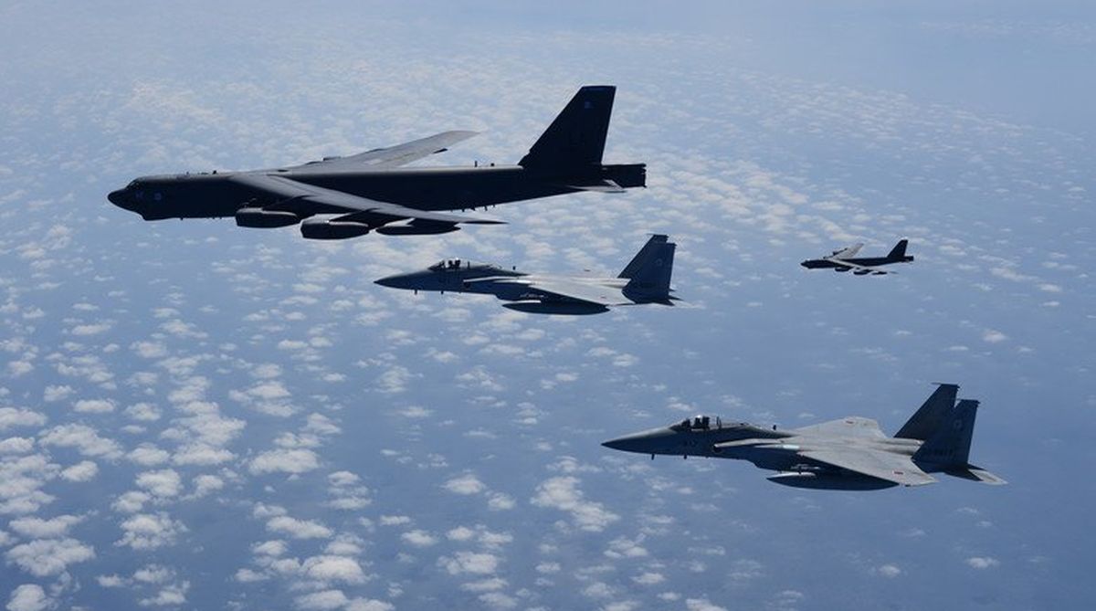 US flies B-52 bombers near South China Sea