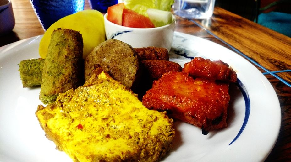 Vegetarian platter 