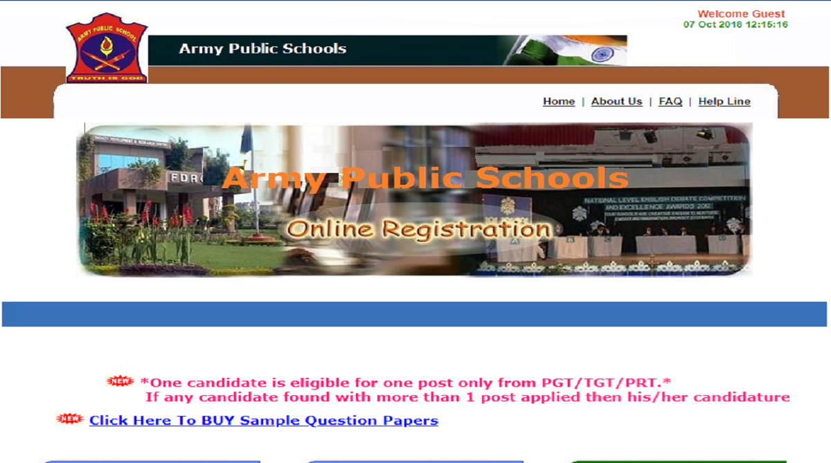 Army Public School is inviting applications for the posts of teachers, apply now at aps-csb.in