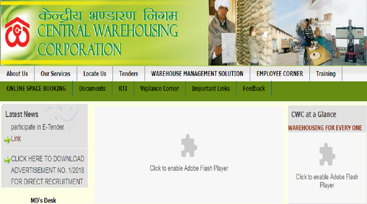 CWC recruitment 2018: Applications invited for various posts, apply now at www.cewacor.nic.in