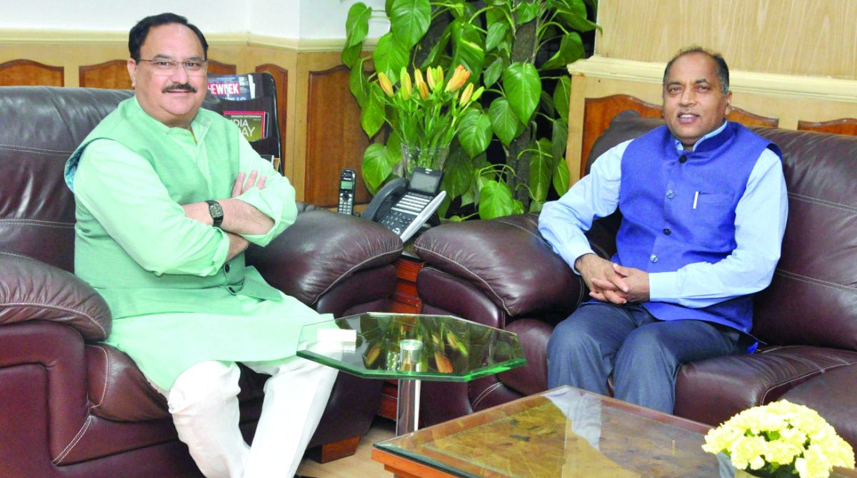 HP CM urges Nadda to expedite formalities for AIIMS in Bilaspur