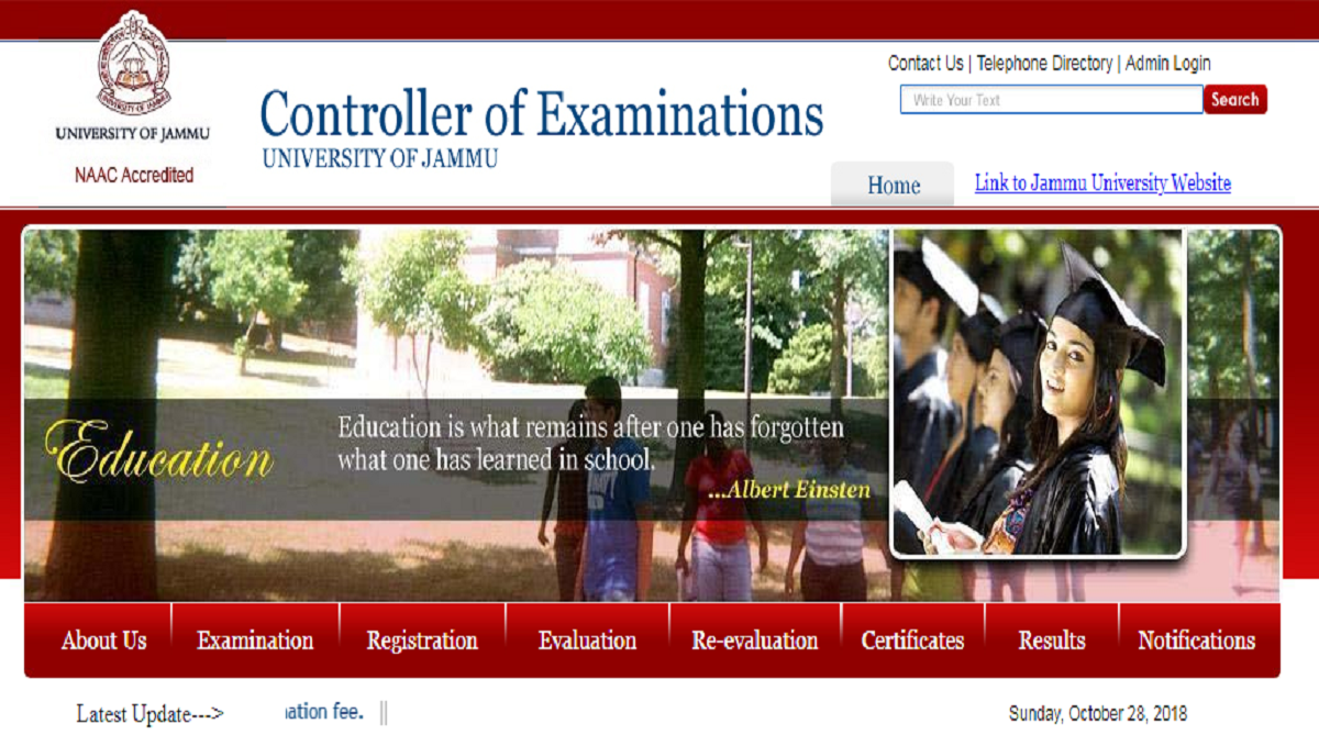 University of Jammu declares BE 2nd semester results | Check now at the official website coeju.com