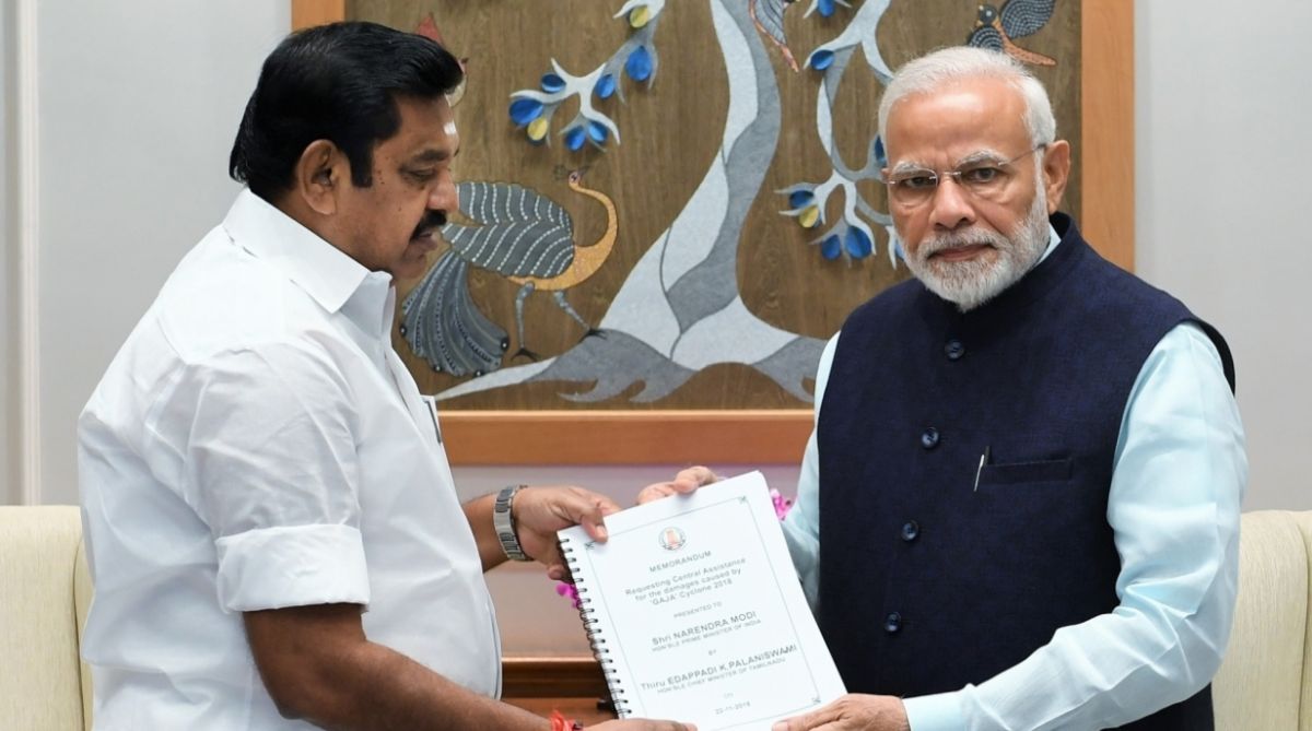 Tamil Nadu seeks Rs 15,000 crore for cyclone relief