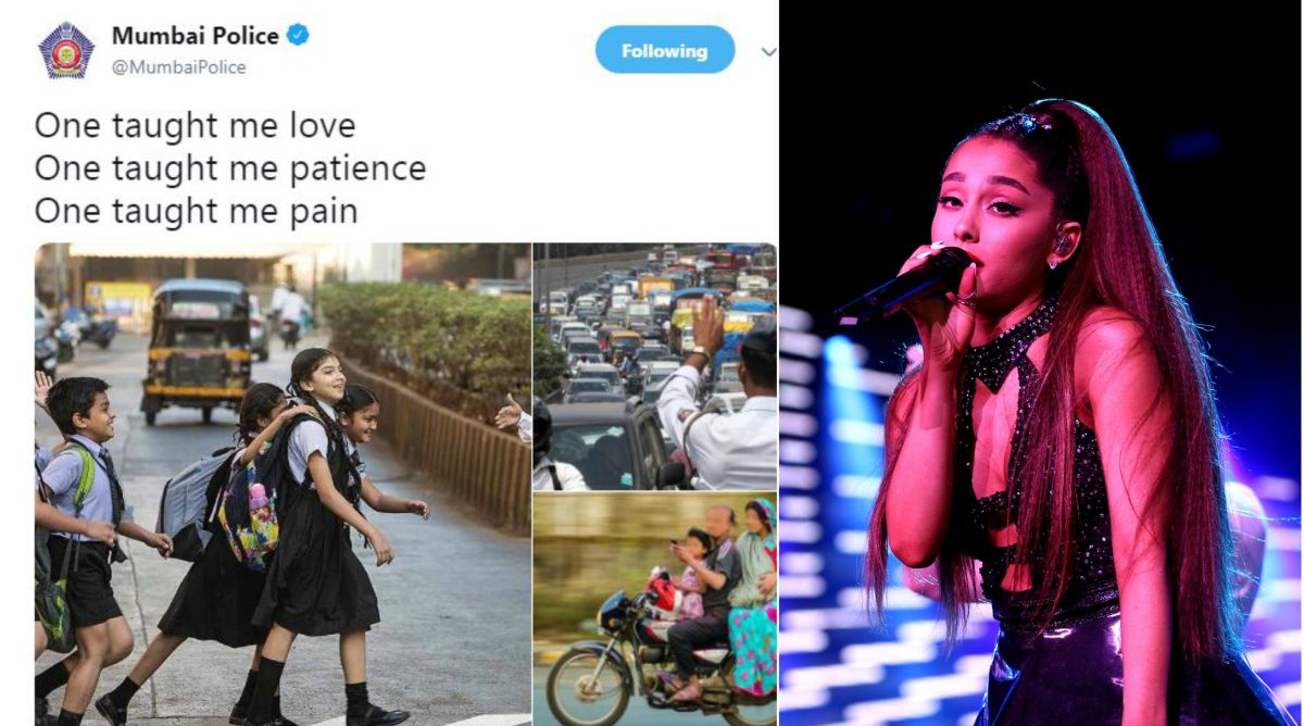 Mumbai Police gives twist to Ariana Grande’s ‘Thank You, Next’; here is how Twitteratti react
