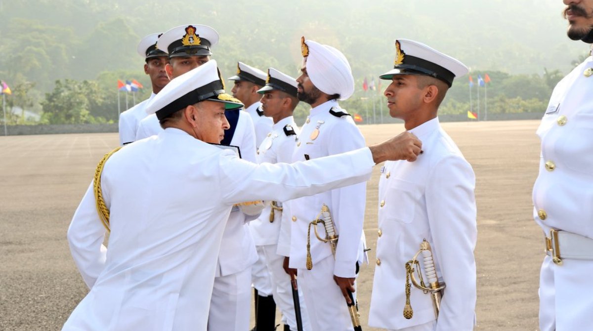 Over 300 Midshipmen, cadets earn ‘stripes’ at Ezhimala