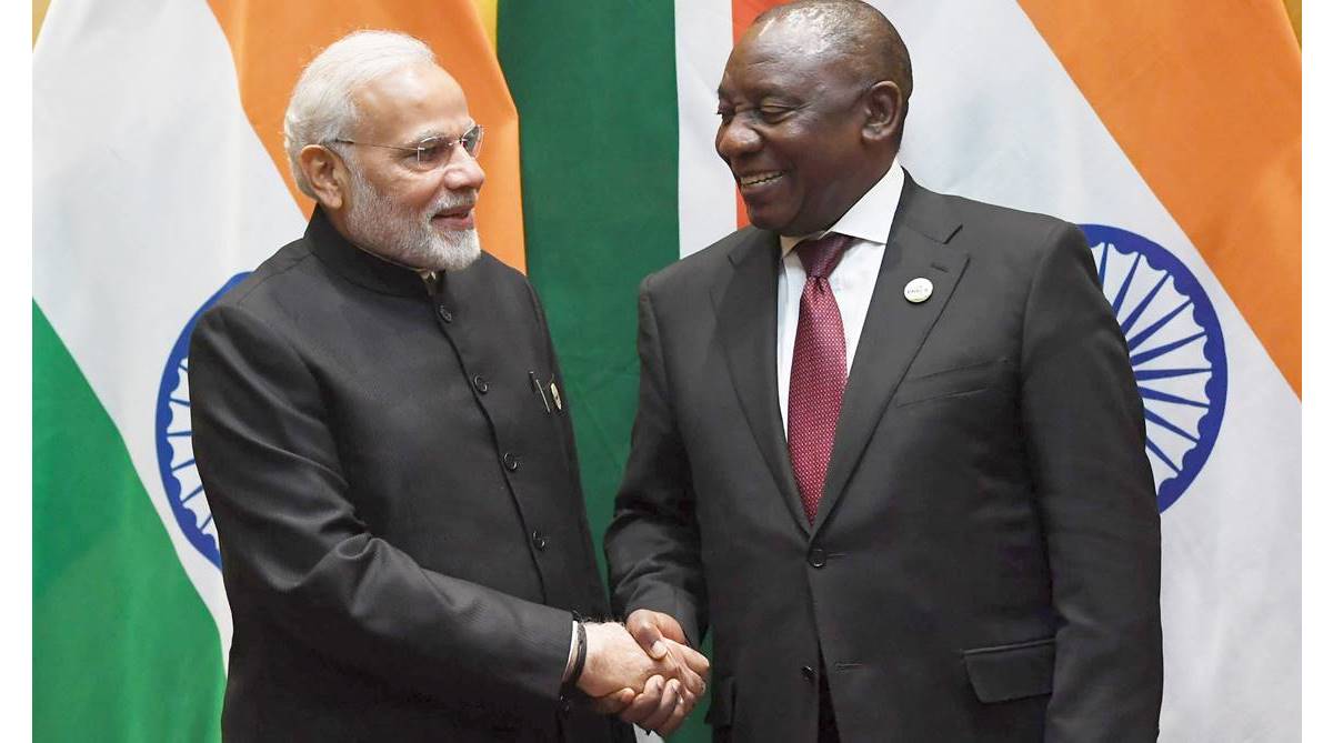 South African President Cyril Ramaphosa thanks PM Modi for giving African Union G20’s full membership