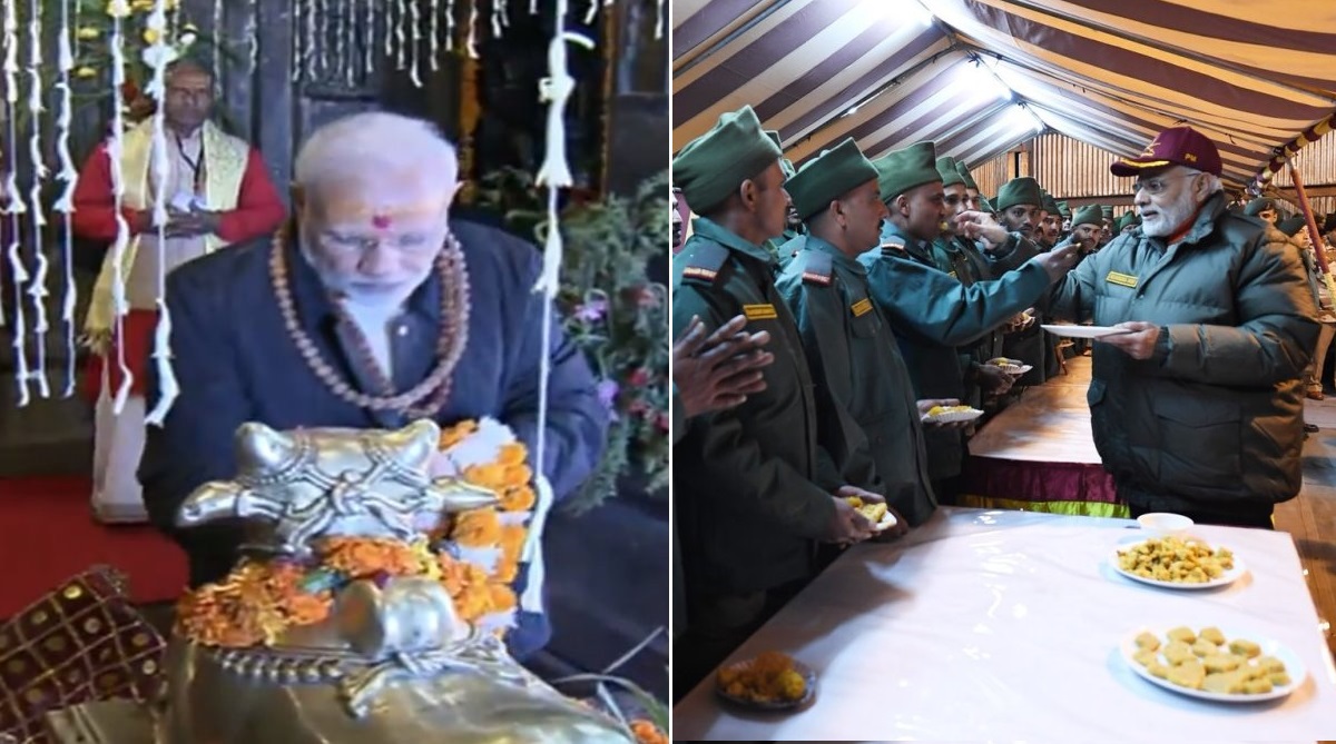 PM Modi prays at Kedarnath temple | Celebrates Diwali with ITBP, Indian Army jawans
