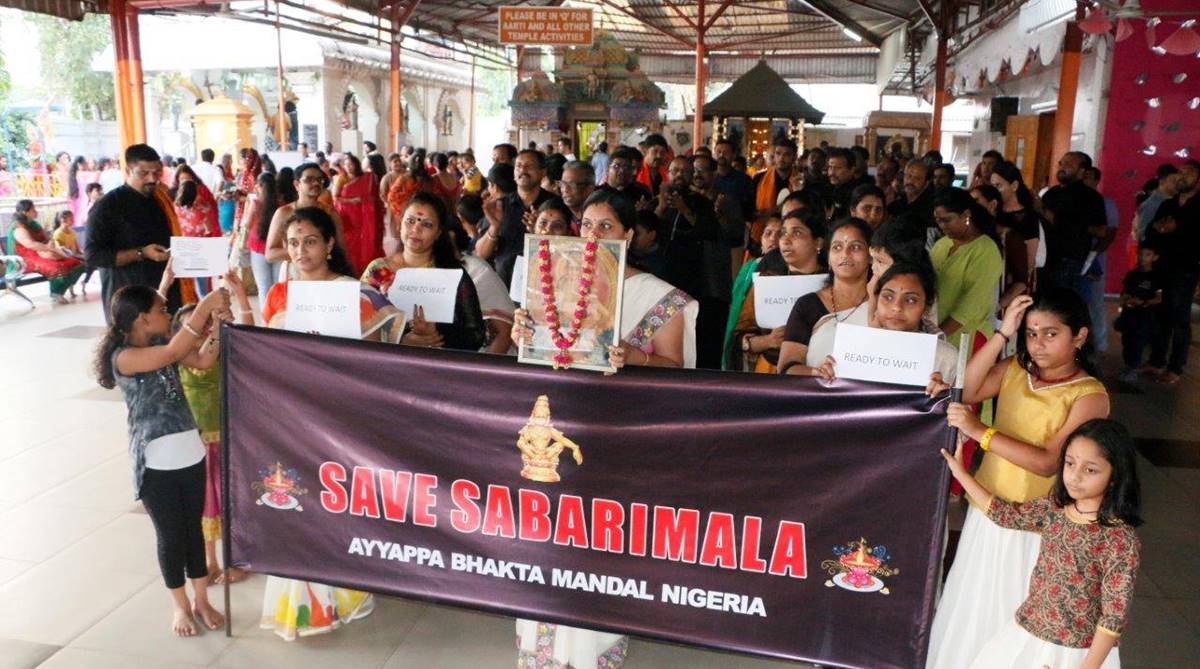 In faraway Nigeria, Malayalees raise pitch against Sabarimala order