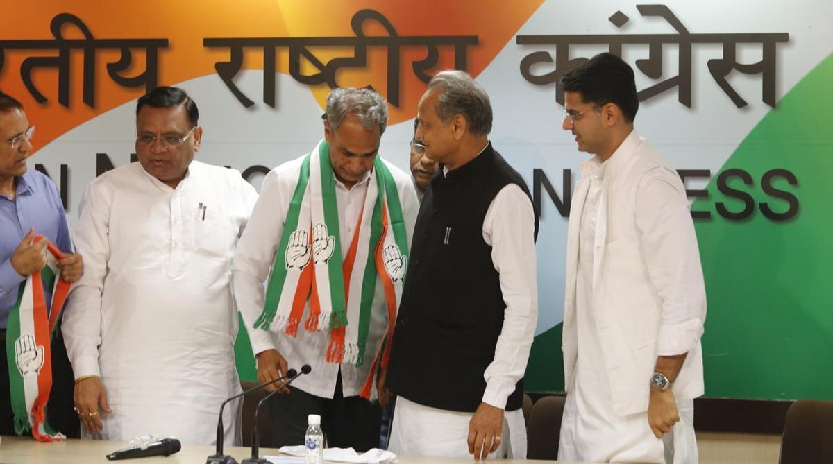 Rajasthan: BJP Dausa MP Hareesh Meena joins Congress