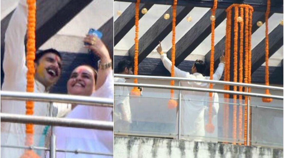 Ranveer Singh kicks off pre-wedding celebrations with swag