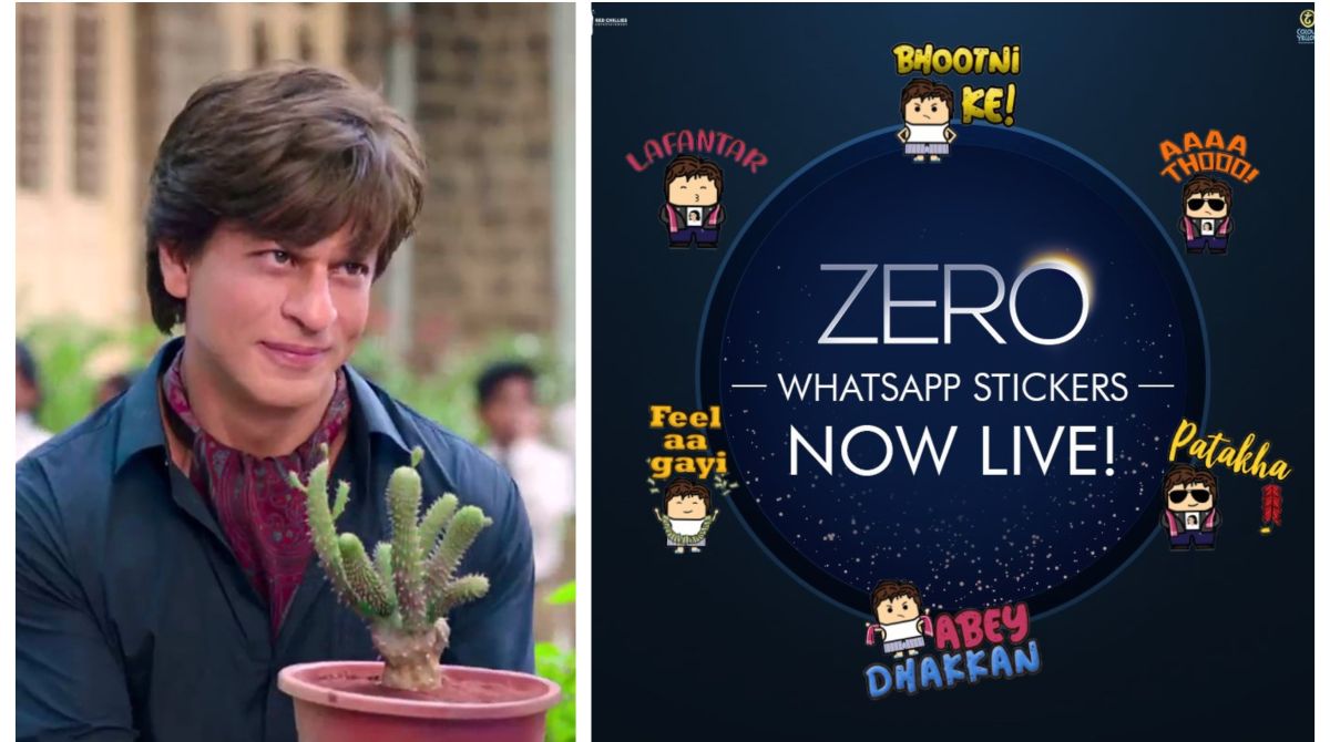 Shah Rukh Khan comes to you phone as ‘Zero’ Bauua WhatsApp sticker