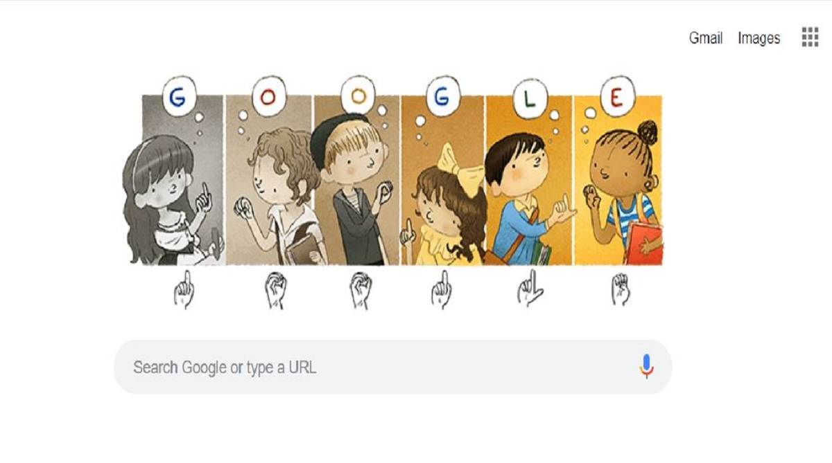 Google doodle honours Charles-Michel de l’Épée