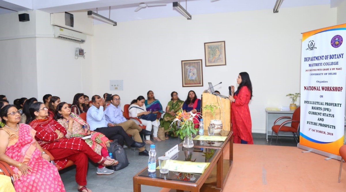 National Workshop on Intellectual Property Rights organised by Maitreyi College