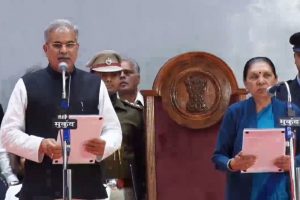 Bhupesh Baghel sworn in as Chhattisgarh’s Chief Minister