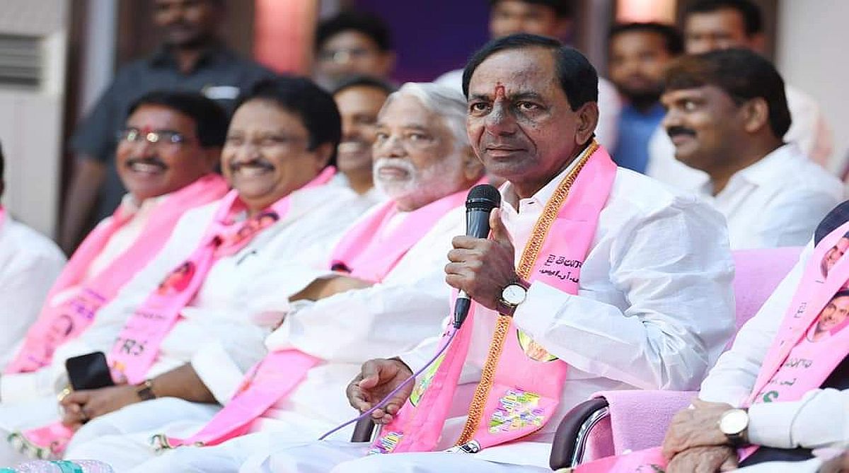 K Chandrasekhar Rao sworn-in as Telangana CM for second straight time