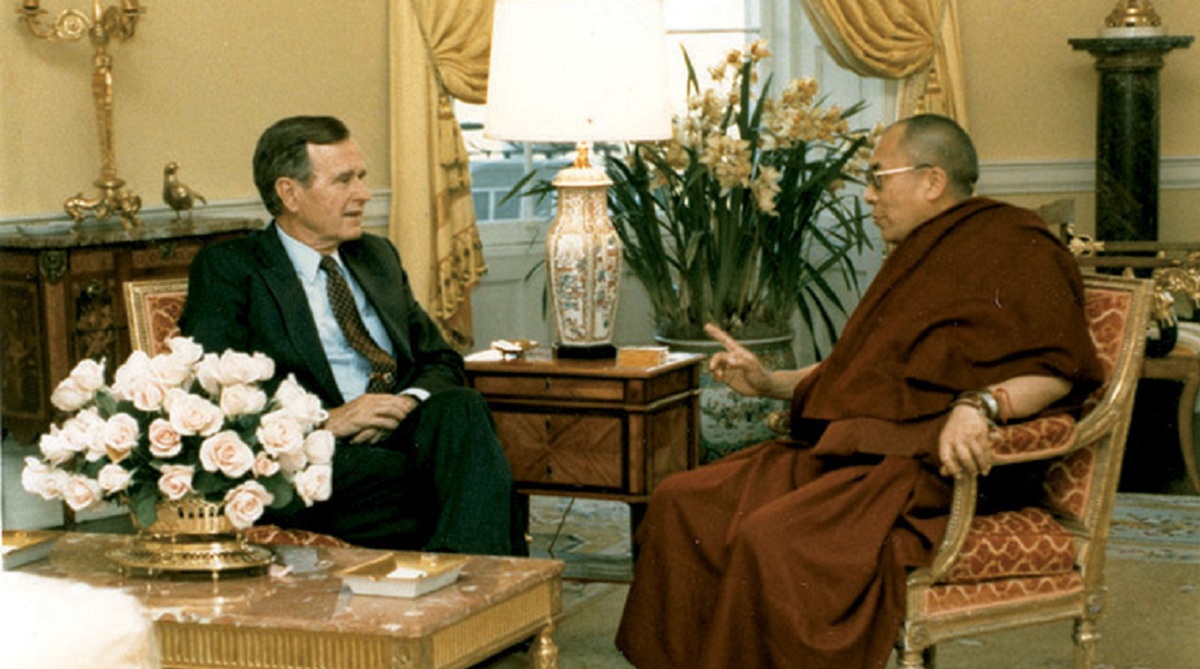 Dalai Lama condoles death of ex US President George HW Bush, writes to Bush Jr