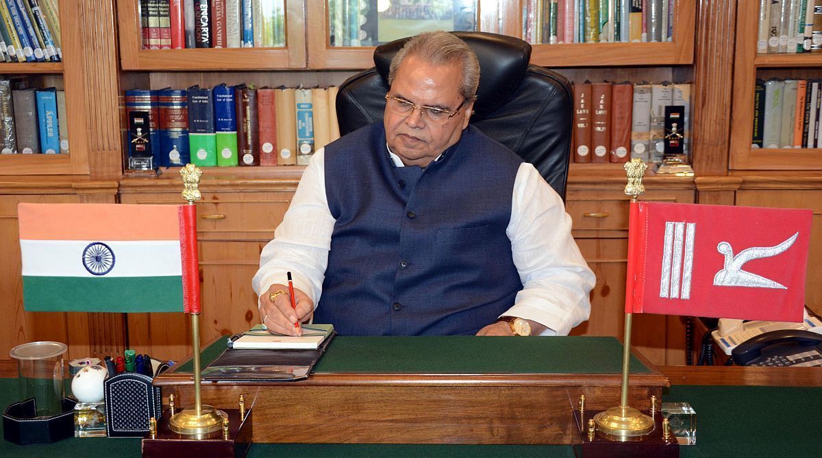 Jammu & Kashmir: PDP warns Governor Malik against ‘fiddling’ with state laws